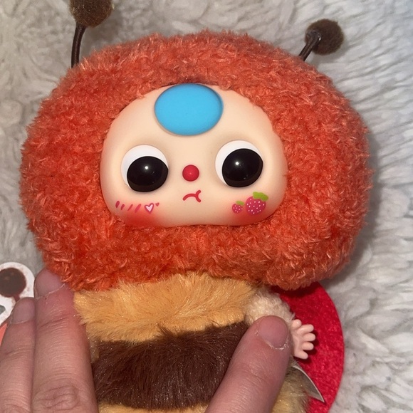 Baby three elf Cute Plush Bug Toy , or key, bag charm with Box confirmed NWT - Picture 6 of 8